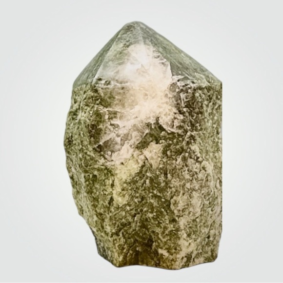 Jade Gemstone w/ Natural Markings of Brown Iron, or White Quartz (Small - 200g) - Picture 6 of 12